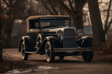 Vintage car from the 1920s.