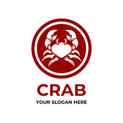 Crab Food Flat Logo Modern For Restaurant Company