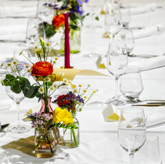 wedding table setting
