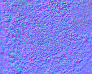 Background with moss in normal map. 3D illustration