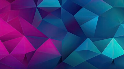 Obraz premium Purple blue green abstract background. Geometric pattern. Modern background with space for design. Web banner. Illustration. Website header. Panoramic. Generative AI.