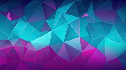 Fototapeta premium Purple blue green abstract background. Geometric pattern. Modern background with space for design. Web banner. Illustration. Website header. Panoramic. Generative AI.