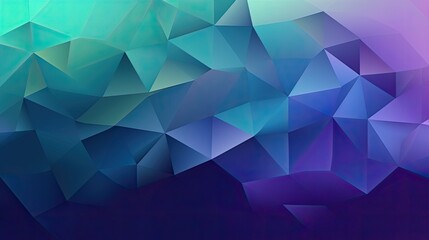 Obraz premium Purple blue green abstract background. Geometric pattern. Modern background with space for design. Web banner. Illustration. Website header. Panoramic. Generative AI.