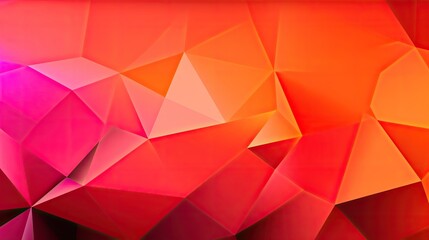 Fototapeta na wymiar Abstract red orange pink background. Geometric pattern. Colorful background with space for design. Modern. Generative AI.