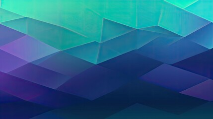 Obraz premium Purple blue green abstract background. Geometric pattern. Modern background with space for design. Web banner. Illustration. Website header. Panoramic. Generative AI.