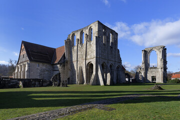 Fototapeta premium Imperial Walkenried Cistercian Abbey, Walkenried, Harz, Lower-Saxony, Germany