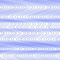 Fototapeta na wymiar Vector Background with Waves and Lines. Abstract Swirl Seamless Pattern. Wavy Blue and White Texture