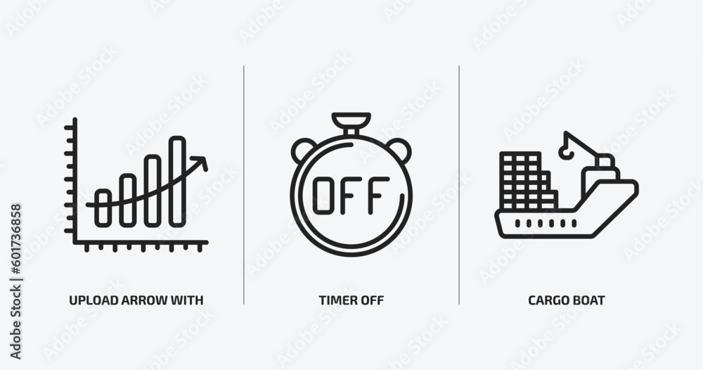 Poster ultimate glyphicons outline icons set. ultimate glyphicons icons such as upload arrow with bar, time