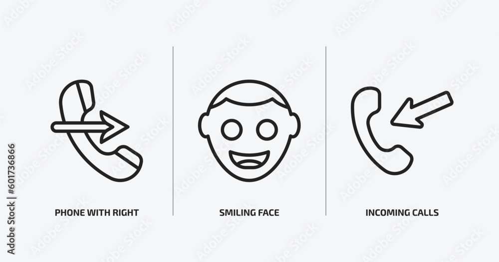 Poster ultimate glyphicons outline icons set. ultimate glyphicons icons such as phone with right arrow, smi