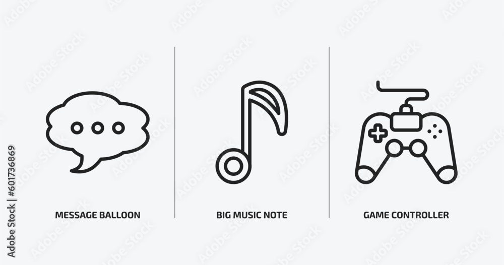 Poster ultimate glyphicons outline icons set. ultimate glyphicons icons such as message balloon, big music 