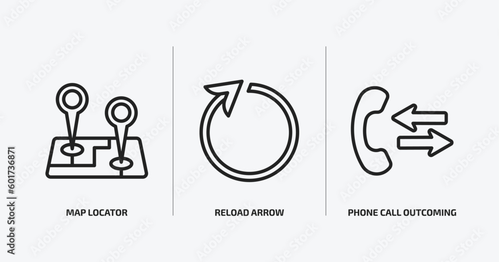Poster ultimate glyphicons outline icons set. ultimate glyphicons icons such as map locator, reload arrow, 