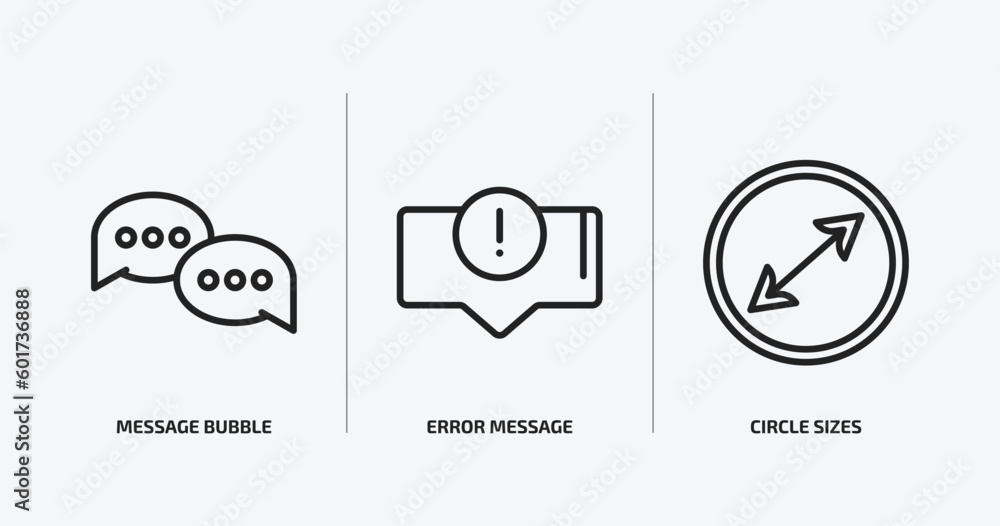 Poster ultimate glyphicons outline icons set. ultimate glyphicons icons such as message bubble, error messa