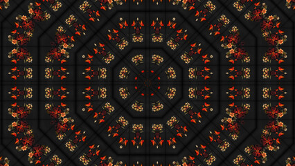 Very nice kaleidoscope images for your design.