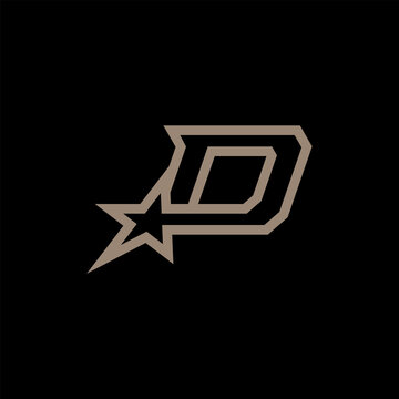 Letter D Star Logo