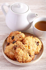 Muesli cookies, with fruit