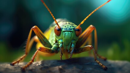 Grasshopper in the wild. Generative AI