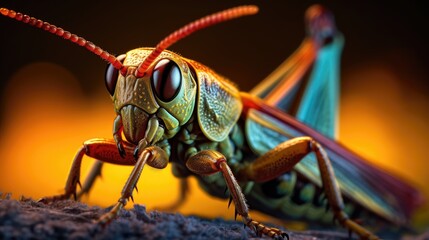 Grasshopper in the wild. Generative AI