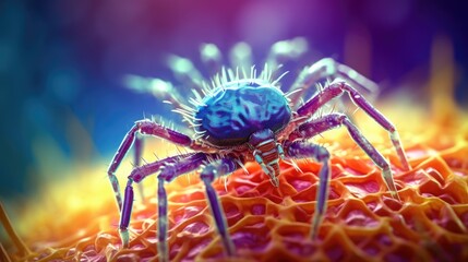 Encephalitis tick. Generative AI