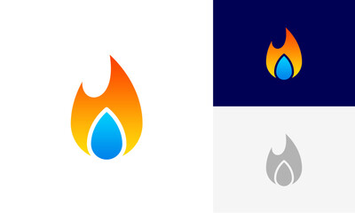 Oil and gas logo design vector