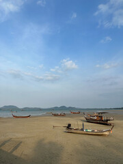 boats on the beach