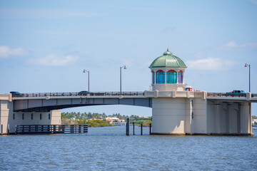 Southern Blvd Bridge Palm Beach shot with telephoto lens