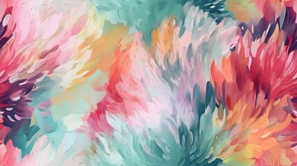 Fototapeta na wymiar Seamless Watercolor Art Background. Digital Generated Wallpaper