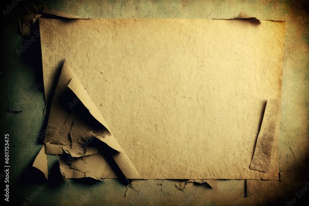 Poster old paper with space for text or image. abstract grunge background