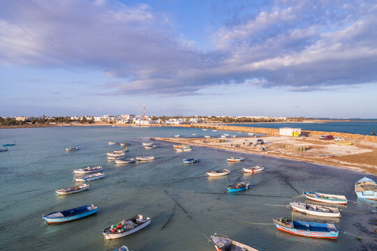 View of Djerba, a large island in southern Tunisia