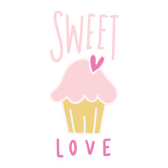 Sweet Love Cupcake
