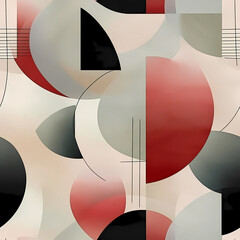 Geometric pattern style wallpaper abstract painting  digital art