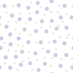 Seamless patterns in the form of dots. Abstract geometric light purple and pink circles. For printing on fabric, wallpaper, paper, curtains, wrapping paper.