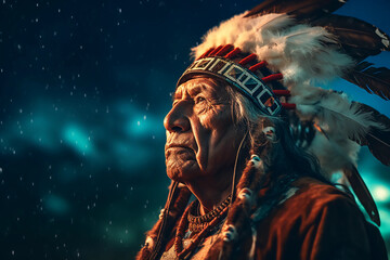 Cultural Guardians - Unveiling the Wisdom of Native American Chiefs Created by AI