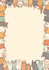 Fototapeta premium Stationery for various occasions, with floral, animal and nature prints.