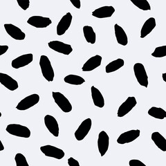 Simple abstract pattern with uneven oval specks. 