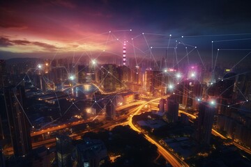 AI chat technology for smart city system. Generative AI