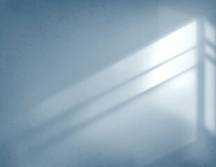 Free photo abstract background cement wall shadow light. Light through window on wall. Empty room. 