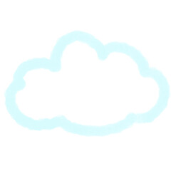 Fototapeta premium Could cute drawing vectors
