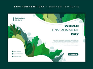 White green background design with Green leaves for go green or environment template design