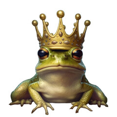 a frog with a crown