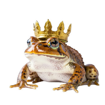 a frog with a crown