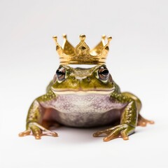 a frog with a crown