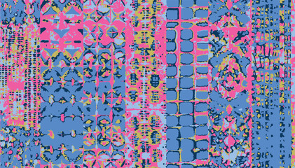 tie dye colorful seamless pattern