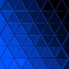 Fototapeta na wymiar Abstract polygonal dark blue geometric patterns for technology related background. Science fiction fantasy art especially made for network, web, cyberspace, big data, wireless connectivity concept