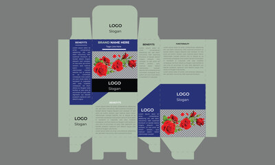 Ready package design for milk drinks ect.Vector Branding package design.Cardboard Box and Paper Tube Mockup.chocolate package box design template.