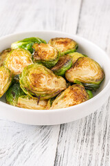 Roasted Brussels sprouts
