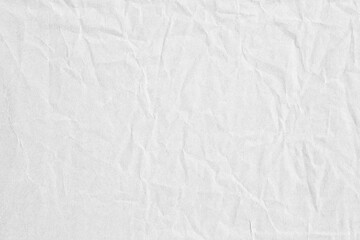 Naklejka na ściany i meble white crumpled paper background texture