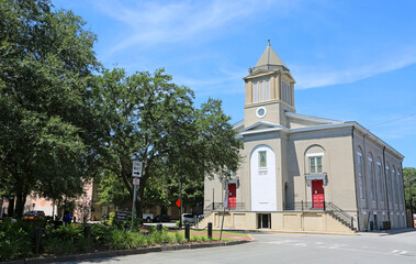 Fototapeta na wymiar First African Babtist Church - Savannah, Georgia