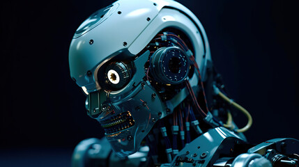 3d render of a robot