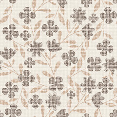 seamless floral texture background pattern.cream background brown theme floral pattern.decorative,Chinese style, patterns of flowers,textile,home decor, Monochrome background geometric floral design.