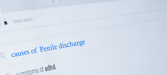 Penile discharge